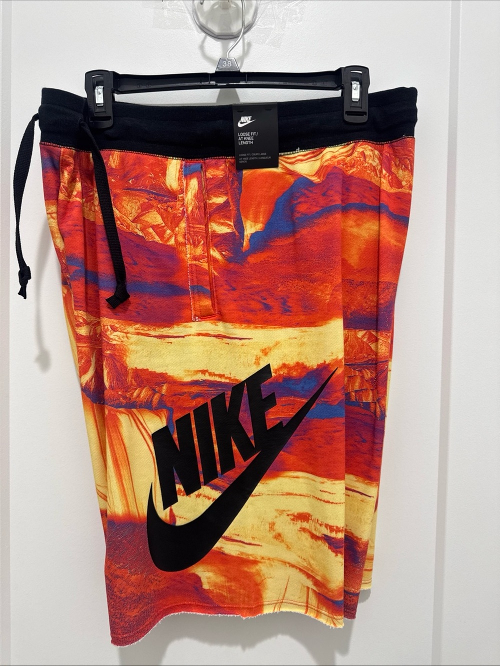Nike Sportswear All Over Print Graphic Shorts Men’s Size Large L Loose Fit